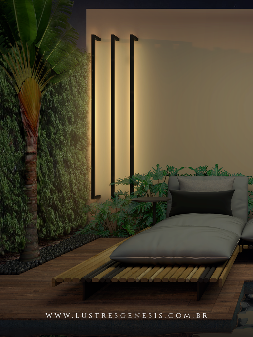 Kit Arandela Cuadro Bella Italia para Área Gourmet